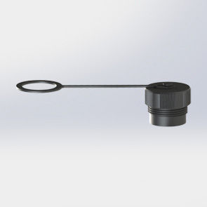 Cappuccio per connettore elettrico - 001-EC-002 - Suzhou Exceedconn Technology Co.,Ltd. - filettato / rotondo / in termoplastica