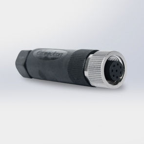Connettore M12 - 2121-AA series - Suzhou Exceedconn Technology Co.,Ltd. - di alimentazione elettrica / cilindrico / femmina