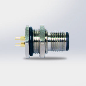Connettore M12 - 2211-AB02-M1PB-A002	 - Suzhou Exceedconn Technology Co.,Ltd. - di alimentazione elettrica / PCB / esagonale