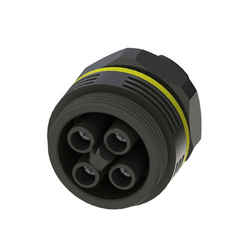 Connettore di alimentazione elettrica - EP040-2124-00 - Suzhou Exceedconn Technology Co.,Ltd. - Socket / modellato su pezzo modello / diritto