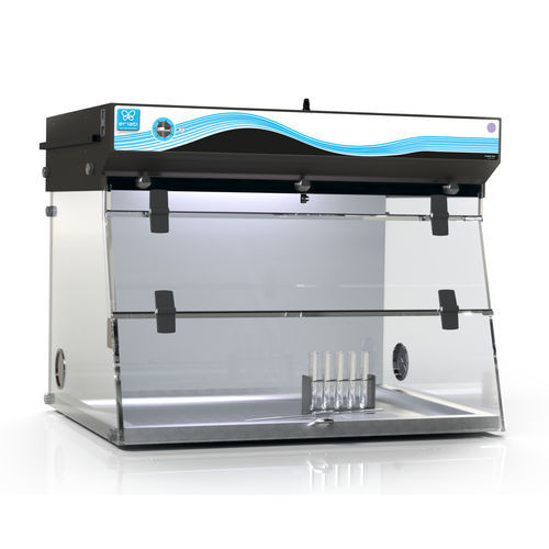 Cappa PCR con irradiazione UV - 320 - Erlab - in acciaio inossidabile