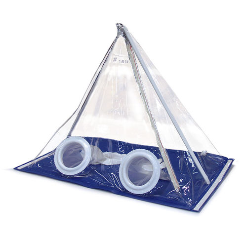 Glove box in plastica - Captair Pyramid - Erlab - monouso / mobile / in PVC