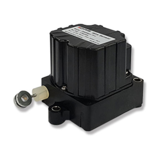 Sensore di posizione a cavo - DWSmini series - DAS Co., Ltd. - potenziometrico / CANopen / in acciaio inossidabile