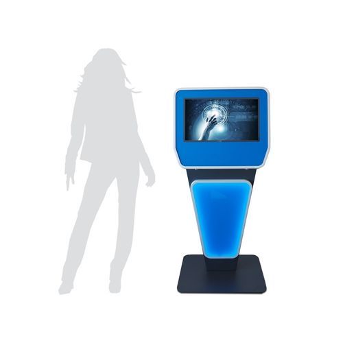 Terminale per chiosco - LETO-PC-STAND-M24P-V2L - WES Systeme Electronic GmbH - con touch screen multitouch / a tecnologia capacitiva proiettata / da terra