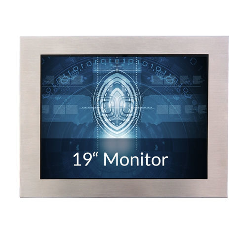 Monitor TFT-LCD - IP65-19 - WES Systeme Electronic GmbH - con retroilluminazione a LED / industriale / 19"