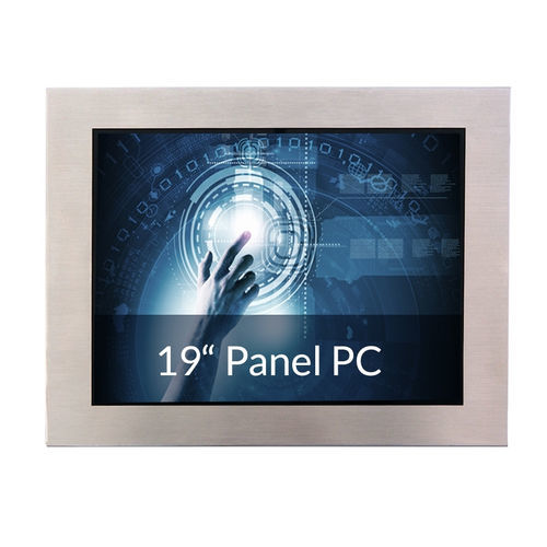 Panel PC TFT LCD - IP65-19T-PANELPC-PCAP - WES Systeme Electronic GmbH - con retroilluminazione a LED / con touchs creen capacitivo PCAP / con touch screen multitouch