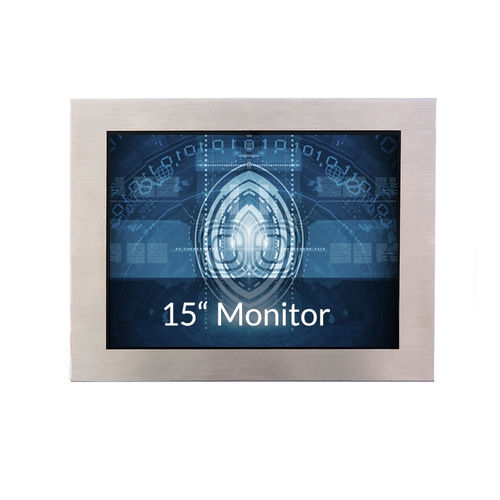 Monitor TFT-LCD - IP65-15 - WES Systeme Electronic GmbH - con retroilluminazione a LED / industriale / 15"