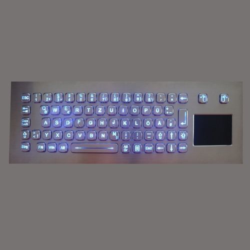 Tastiera ad incastro - TASTATUR-70BLTPAD-OUT - WES Systeme Electronic GmbH - a tasti meccanici / 70 tasti / con touchpad