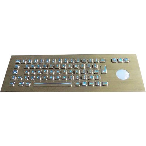 Tastiera ad incastro - TASTATUR-69CTB - WES Systeme Electronic GmbH - a tasti meccanici / 69 tasti / con trackball