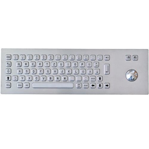 Tastiera ad incastro - TASTATUR-75TS - WES Systeme Electronic GmbH - a tasti meccanici / 66 tasti / con trackball