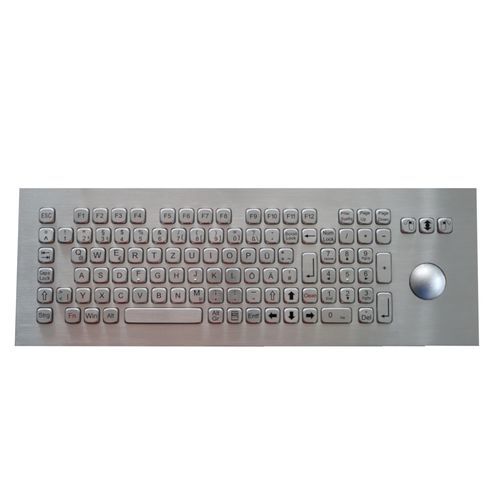 Tastiera ad incastro - TASTATUR-104TSR-OUT - WES Systeme Electronic GmbH - a tasti meccanici / 104 tasti / con trackball