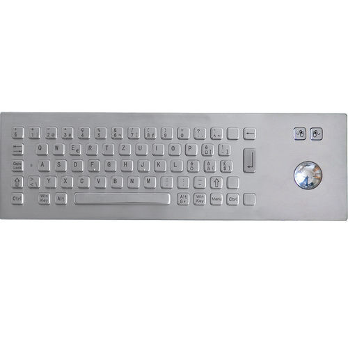 Tastiera ad incastro - TASTATUR-75TS-CH - WES Systeme Electronic GmbH - a tasti meccanici / 65 tasti / con trackball