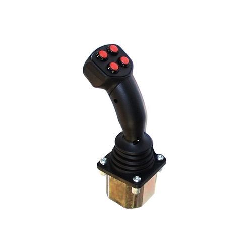 Joystick ad effetto Hall - JC6000-T-XY-SWITCH - WES Systeme Electronic GmbH - induttivi senza contatto / 2 assi / con pulsanti