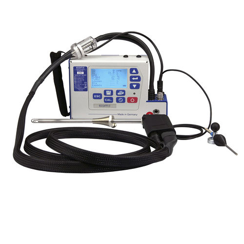 Analizzatore di gas - ECOM b.compact - ECOM - di gas di combustione / per caldaia / portatile