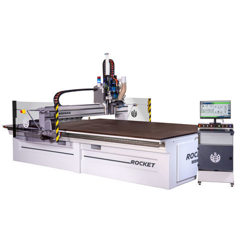Fresatrice CNC 3 assi - ROCKET - BERMAQ - verticale / per alluminio / per legno