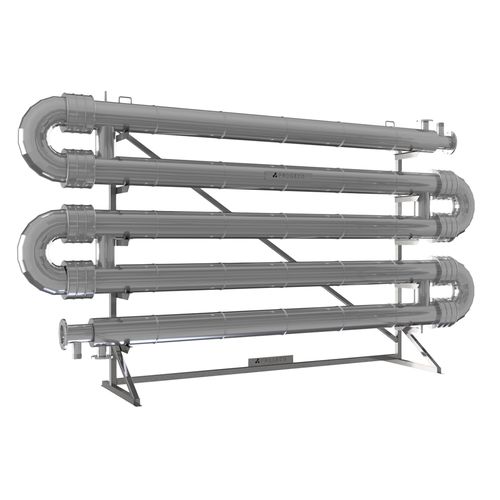 Scambiatore di calore a doppio tubo - SCP  - Progeco SRL - liquido/liquido / in acciaio