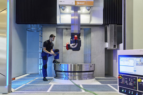 Tornio CNC - VTL C AERO - Bost Machine Tools Company S.L.U - verticale / per l'aeronautica / per fresatura