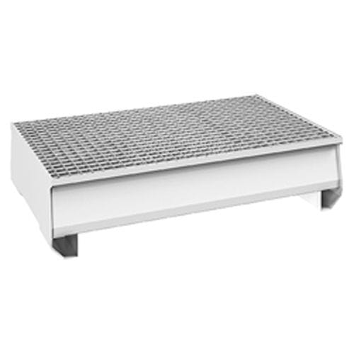 Vasca di raccolta 2 fusti - 39902 - RAASM SpA - acciaio / rigida / con griglia zincata