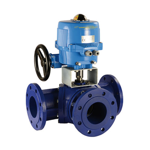 Valvola a sfera - U2 series - Comparato Nello S.r.l. - con volante / per acqua / con flangia