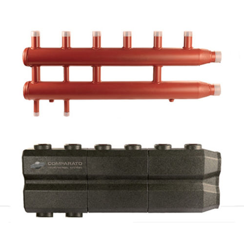 Manifold multicanale - C series  - Comparato Nello S.r.l. - in acciaio al carbonio / filettato / per riscaldamento