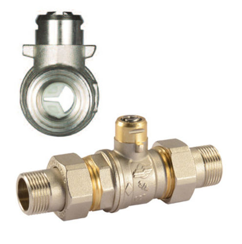 Valvola a 2 vie - SC2A2AK series - Comparato Nello S.r.l. - a sfera / manuale / di miscelazione
