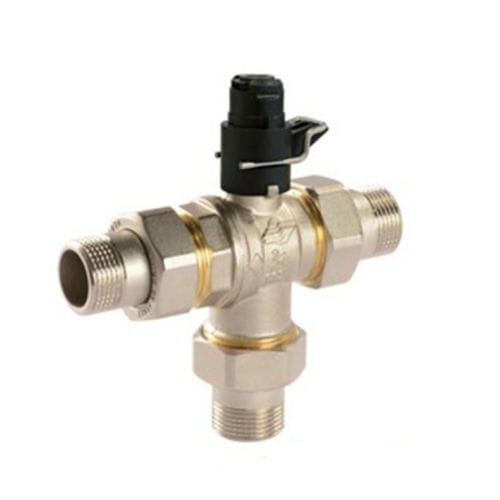 Valvola a 3 vie - SC3 series - Comparato Nello S.r.l. - a sfera / manuale / maschio