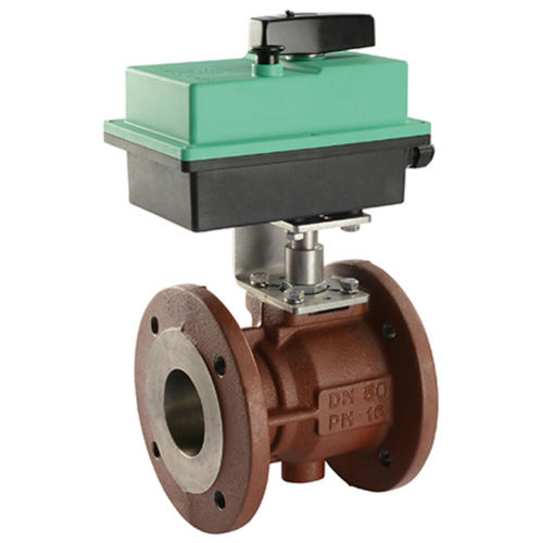 Valvola a sfera - UY2 series - Comparato Nello S.r.l. - con attuatore elettrico / per acqua / con doppia flangia