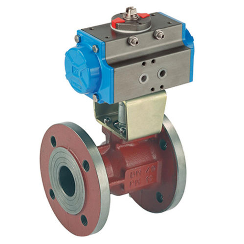 Valvola a sfera - P7300 series - Comparato Nello S.r.l. - pneumatica / per acqua / con flangia