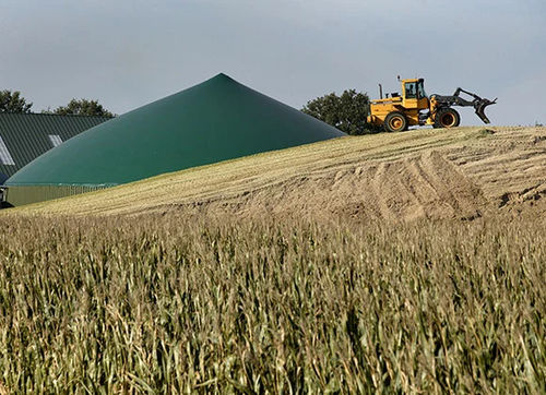 Copertura per vasca di stoccaggio a doppia membrana - FlexSol Ltd - in PVC / per biogas