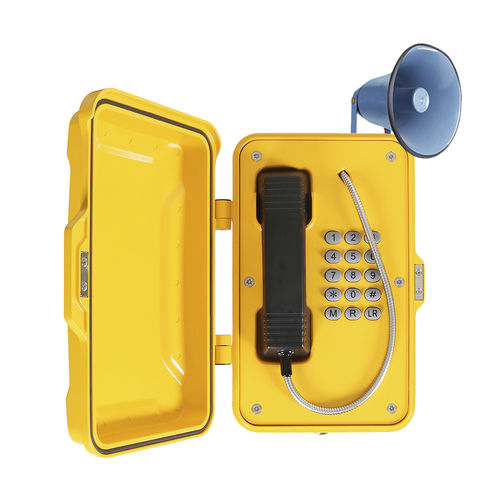 Telefono analogico - JR101-FK-H - J&R Technology Ltd - IP66 / IP65 / per galleria