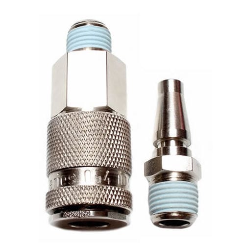 Raccordo idraulico - 054 series - Kee Connections - pneumatico / rapido / in ottone nichelato
