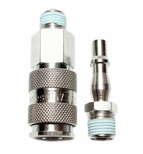 Raccordo pneumatico - 057 series - Kee Connections - rapido / in ottone nichelato / in acciaio inossidabile