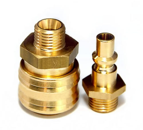 Raccordo idraulico - 059 series - Kee Connections - per gas / rapido / in ottone nichelato
