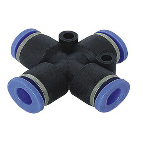Raccordo per vuoto - P-EC series - Kee Connections - filettato / a croce / in termoplastica