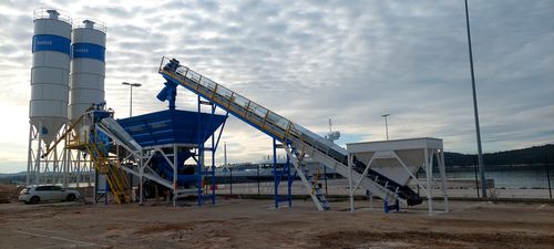 Centrale di betonaggio mobile - M60-SNG - PROMAX - automatico / con un solo chassis / monoasse