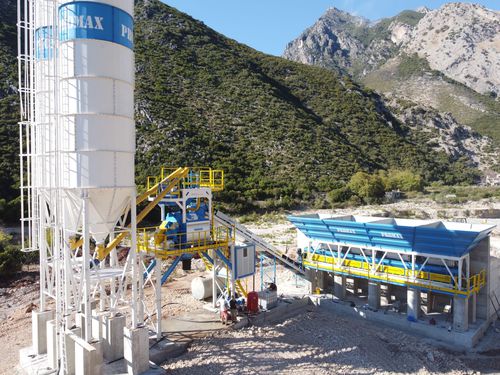 Centrale di betonaggio stazionario - C100-TWN L - PROMAX - compatto