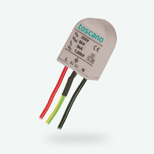 Limitatore di sovratensione di tipo 3 - Vigivolt V2T-5 - Toscano Linea Electronica - contro le correnti transitorie / a varistori / combinato
