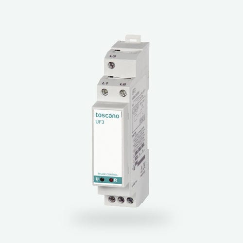 Relè di controllo di assenza di fase - UF3 - Toscano Linea Electronica - di sequenza di fase / su guida DIN