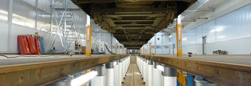 Piattaforma di sollevamento - HYWEMA - Josef Schwahlen GmbH & Co.KG - per veicolo ferroviario / elettrica