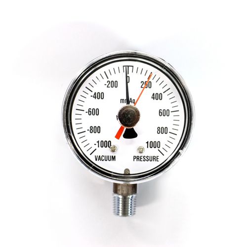 Manometro con quadrante - PG-63(-1K)-(+1K)mmAq-BL - Seasons Gauge Co., Ltd - filettato / a membrana / di processo