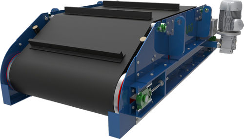 Separatore per solidi - IDEMAG - elettromagnetico / di tipo overband / per linea di produzione