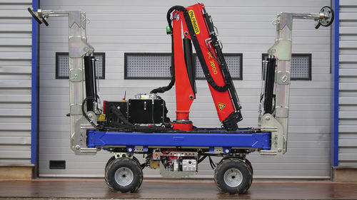 Mini gru su carrello motorizzato - CA series - Minitrucks Robotics - telescopico / fuoristrada / di sollevamento