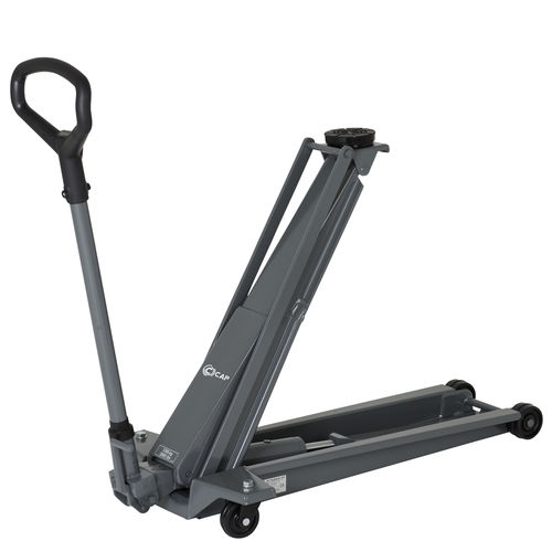Cric martinetto con ruote (sollevatore con ruote) - KTJ13FL - CAP srl - idraulico / 1,5 tonnellate / per automobile
