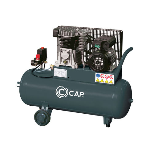 Compressore a pistone - KC2-50-250-C-M - CAP srl - d'aria / elettrico / su rotelle