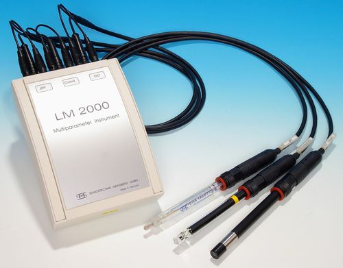 Apparecchio di misura multiparametrico - LM 2000 - Sensortechnik Meinsberg GmbH - temperatura / di concentrazione di ossigeno / di concentrazione ionica