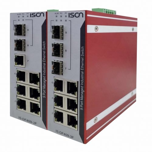 Switch Ethernet intelligente - IS-DF406  - ISON Technology Co., Ltd. - 6 porte / di livello 2 / su guida DIN