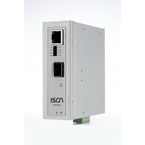 Convertitore di media - IS-DG102-F - ISON Technology Co., Ltd. - Ethernet gigabit / su guida DIN / industriale
