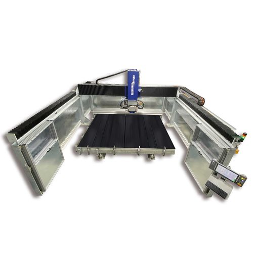 Fresa a ponte CNC - LDZ 2000 - burkhardt-hensel - 5 assi / per pietra