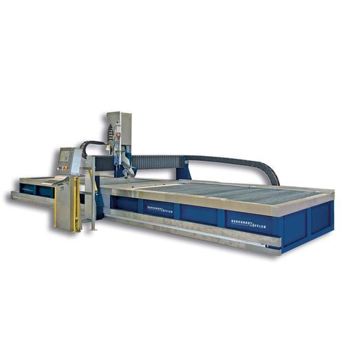 Macchina da taglio a getto d'acqua - TWIN 2D/3D - burkhardt-hensel - a getto d'acqua 3D / per materie plastiche / per pietra