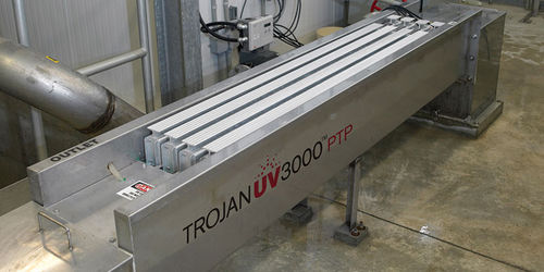 Microimpianto di depurazione delle acque reflue meccanico - TrojanUV3000PTP - Trojan Technologies Group ULC - continuo